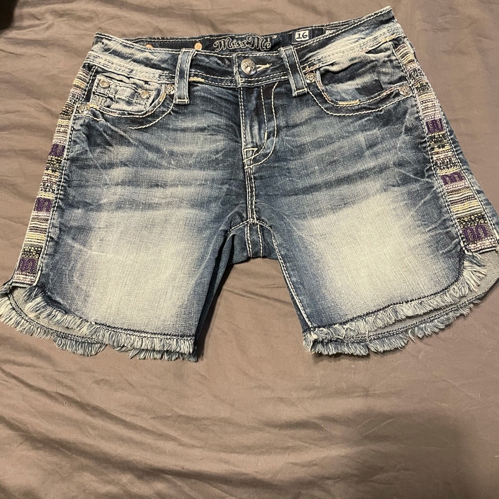 Miss me shorts girls size 16